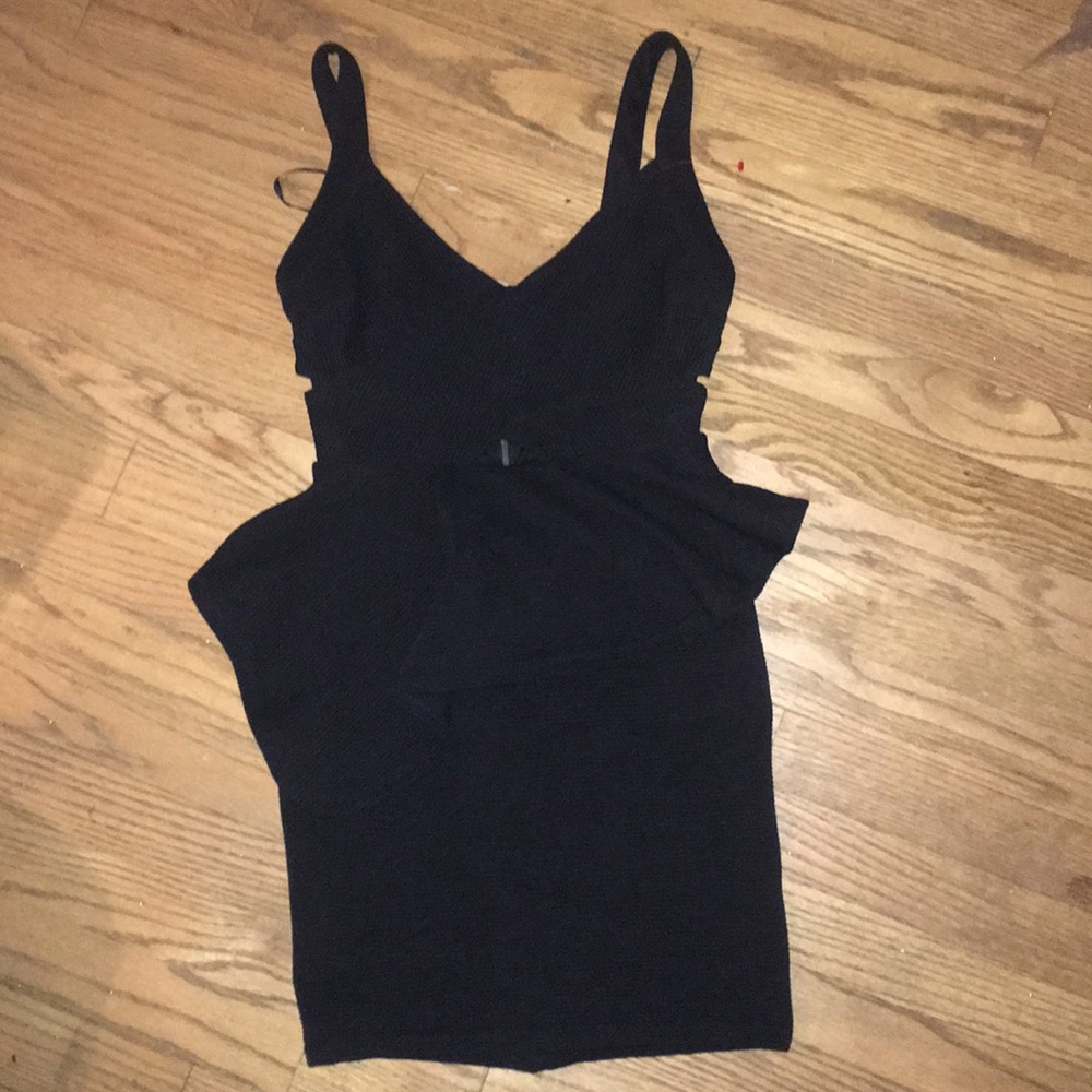 COPY - BN Material Girl LBD Ribbed Black Dress w …
